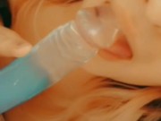 Teasing POV blowjob 