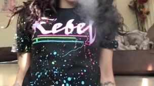 Slow motion smoke and bounce 