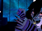 Girl cums from her lush toy | vrchat erp 16/16