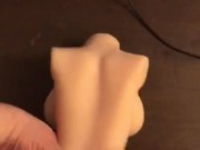 Trying out new male masturbator from Kaku