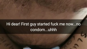Hi dear! See I let myself be fucked bareback by a stranger [Cuckold. Snapchat]