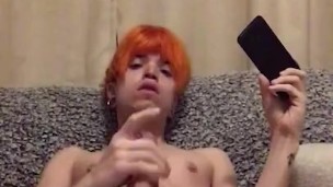 Aiden Diamond Jacks Off Showing Off Feet