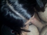 La niñera me chupa la verga por un aumento / Cachifa, Amateur, POV, FULL HD ORAL SEX 15/16