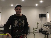 CRAZY CHRISTMAS TALE SEXY SLUT WITH GIANT TITS & HUGE CLIT MAKES LUCKY ELF CUM TWO TIMES! 4/16