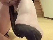 Annabel’s sexy seamed nylons 