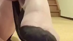 Annabel’s sexy seamed nylons 