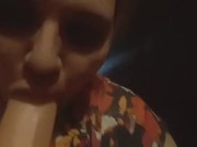 Fucking my pussy with my 10in toy 16/16