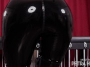 Black PVC Pants Ass Worship 15/16