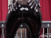 Black PVC Pants Ass Worship 7/16