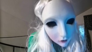 FREE TRAILER: Creepy Masked Girl Masturbates Through Her Panties