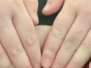 BBW ripped leggings and clit clamp
