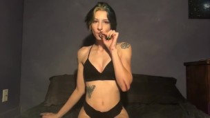  Smoking a Doobie in my undies