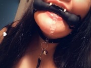 Drooling with my Gag in (Pt. 2) ((Happy Thanksgiving!))
