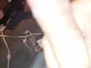 alone in my room stroking my dick