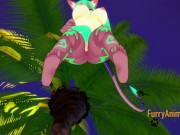 Furry Hentai 3D - Cat fingering in the beach 4/16