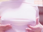 帰宅した途端むらむらが我慢できなくて乳首オナニー２回イキ 4/16