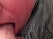 Facefuck Choking on Cock Blow Job 10/16