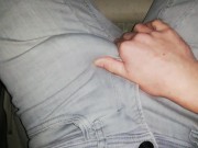 Horny guy, stopping by the road, Jerk off in car in public! - SoloXman 3/16