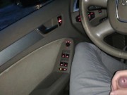 Horny guy, stopping by the road, Jerk off in car in public! - SoloXman 8/16