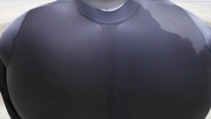 WWM - Full Zentai Suit Chest Inflation