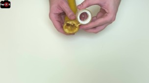 How To Make DIY Homemade Fleshlight With Banana Peel