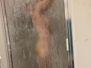 Playing  around in the shower then in bed