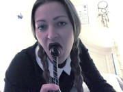 Dani Daniels . com - Halloween Wednesday Adams Masturbation 8/16