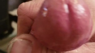 Stroking Nice Cock w. Flesh-lite till Multiple Orgasm With Double Cum Quarantine Self Care