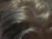 Rubbing stepsisters back thing get out of hand we both made a mess inside and out. 