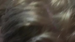 Rubbing stepsisters back thing get out of hand we both made a mess inside and out. 