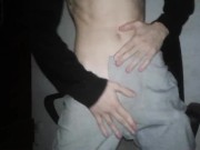 Oiled boy jerking off until shaking and cumming 4/16