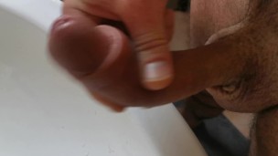 Pee and cum in sink