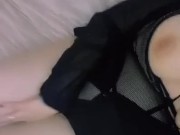 Rubbing on myself while u stroke that Niceee cock.