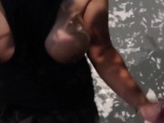 After A Hike: Walking Home With My Boobs Out In Public