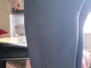 BIG BOOTY Brazilian Babe in See Through Leggings 6/16