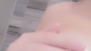 Touching myself in the shower - too horny not to