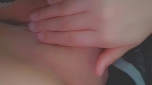 Playing with my wet clit