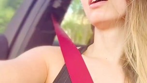 FINGERING MYSELF WHILE DRIVING