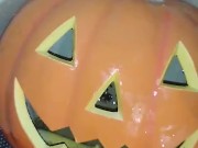 Piss in the pumpkin's mouth