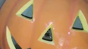 Piss in the pumpkin's mouth