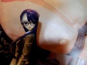 制服メガネっ娘フィギュアに大量顔射ぶっかけオナニー【ハートキャッチプリキュア月影ゆり（キュアムーンライト）】 - Screenshot 16 of 16 - HD