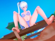 RWBY - Sex with Weiss Schnee - Hentai - Footjob Blowjob