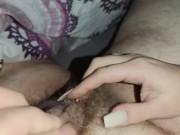 Quick Handjob before bed but with a giant cumload 10/16