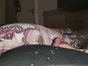 Quick Handjob before bed but with a giant cumload 16/16