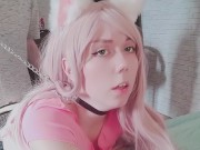 pet the catgirl and fed her with cum 13/16