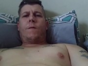 Cum explodes all over my own face