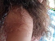 So horny Puerto Rican thick Milf touches and fucks her pussy  1/16