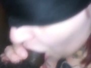 Hooded Bbw Wife Sucks Random Stranger Bbc First One She Wont know till Next Scene 7/16