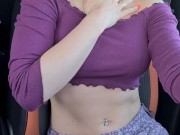 Porn recording bloopers, carsex by blonde bimbo 10/16