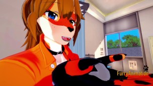 Furry Yaoi Hentai 3D - Horse Luis (Horse) & Naru (Fox) Sex in the nursing